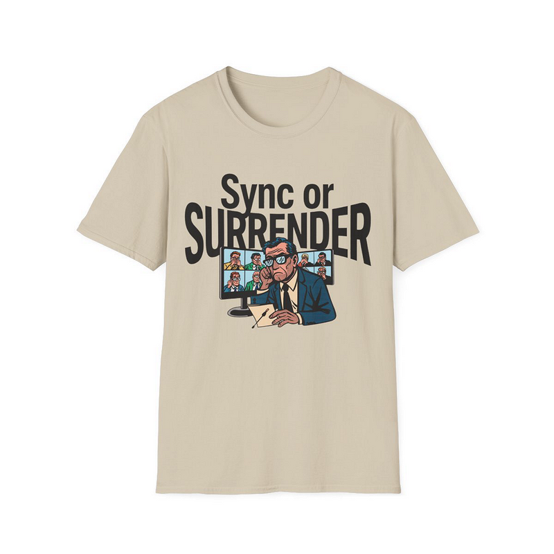 Sync Or Surrender | Corporate Grind Tee - Alternate View