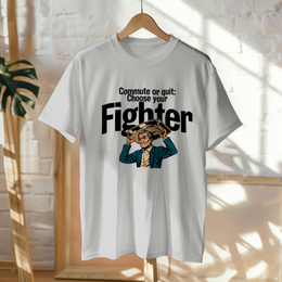 Commute or Quit: Choose Your Fighter - Corporate Grind Tee (CG4157) [dynamic_hero]