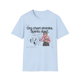 Light Blue front view - Org Chart Shrinks, Spirits Don’t (CG2364) [printify_variant:Light Blue]
