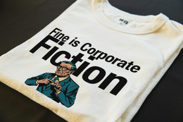 Folded T-Shirt mockup - Fine Is Corporate Fiction (CG5691) [dynamic_lifestyle]