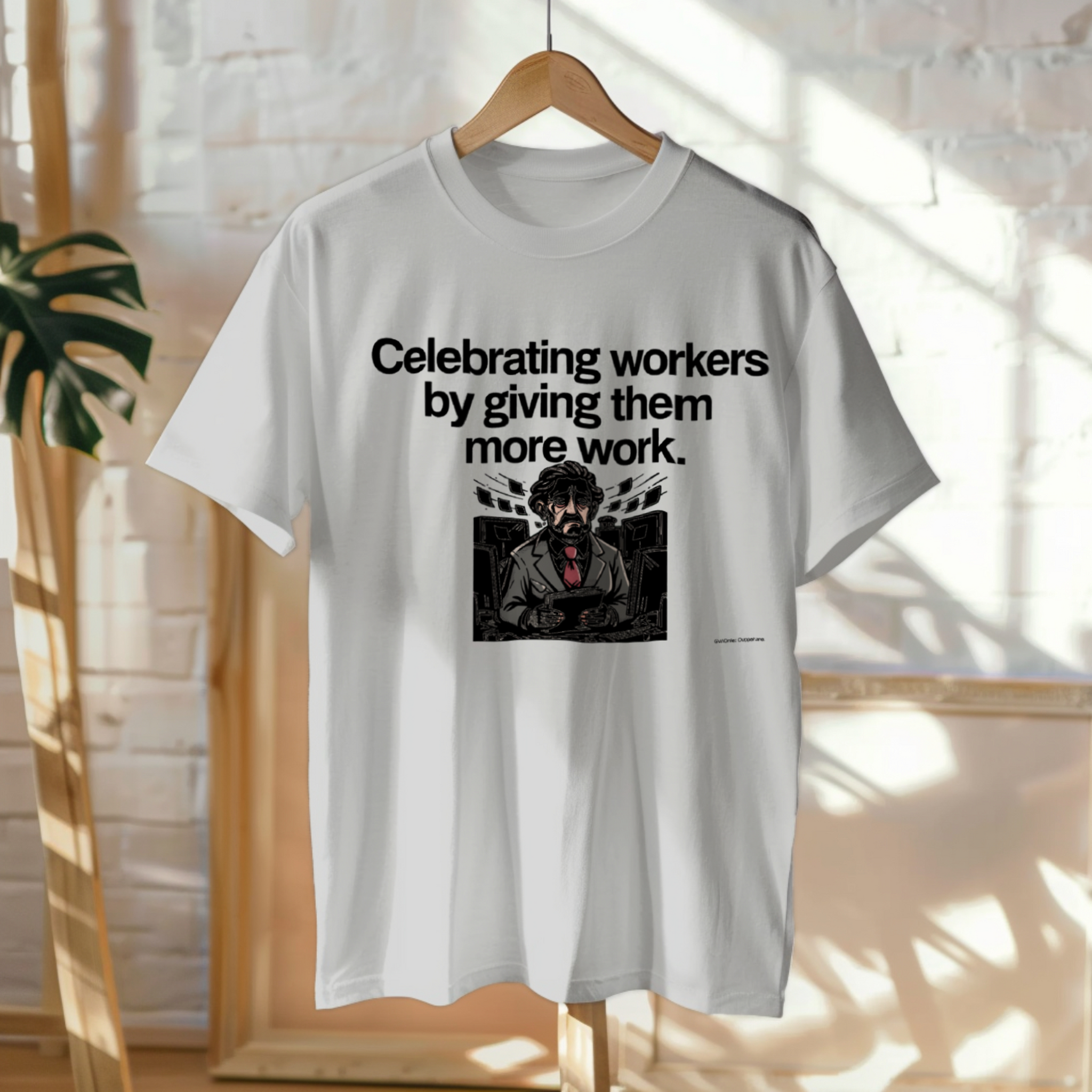Celebrating Workers By Giving Them More Work | Corporate Grind Tee