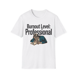 White front view - Burnout Level: Professional (CG2281) [printify_variant:White]