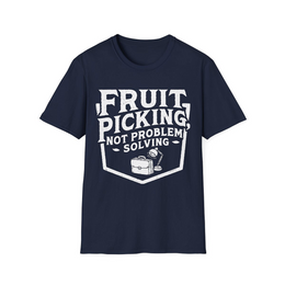 Navy front view - Fruit Picking, Not Problem Solving (CG3354) [printify_variant:Navy]