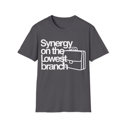 Charcoal front view - Synergy On The Lowest Branch (CG3359) [printify_variant:Charcoal]