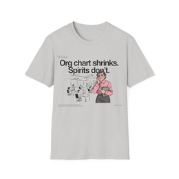 Ice Grey front view - Org Chart Shrinks, Spirits Don’t (CG2364) [printify_variant:Ice Grey]