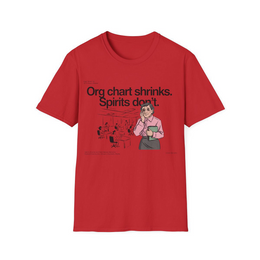 Red front view - Org Chart Shrinks, Spirits Don’t (CG2364) [printify_variant:Red]