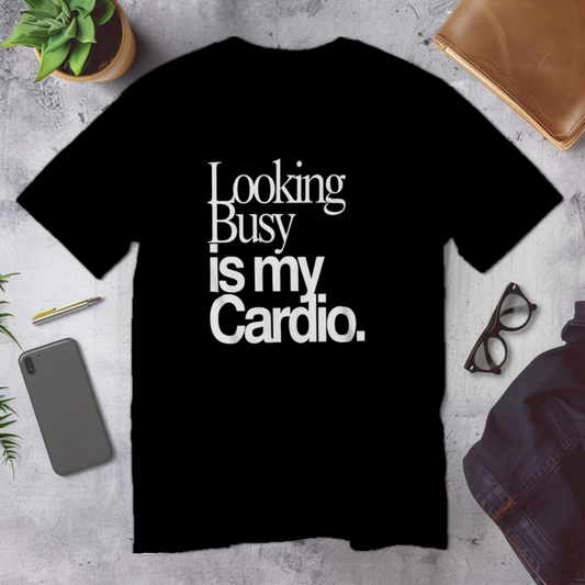 Desk/Office Scene mockup - Looking busy is my cardio. (CG3925) [dynamic_lifestyle]