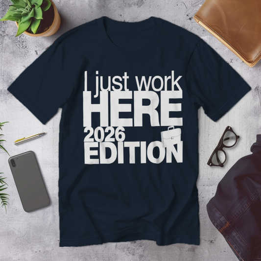 Desk/Office Scene mockup - I Just Work Here 2026 Edition (CG251) [dynamic_lifestyle]