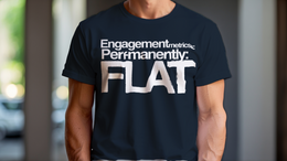 Man Wearing T-Shirt mockup - Engagement Metrics: Permanently Flat (CG1622) [dynamic_lifestyle] | v=1775237638567