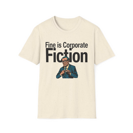 Natural front view - Fine Is Corporate Fiction (CG5691) [printify_variant:Natural]