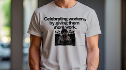 Sport Grey front view - Celebrating Workers By Giving Them More Work (CG7376) [printify_variant:Sport Grey]