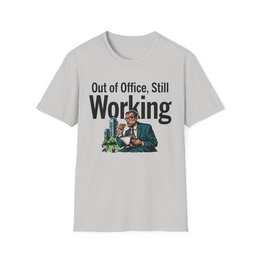 Ice Grey front view - Out Of Office, Still Working (CG904) [printify_variant:Ice Grey]