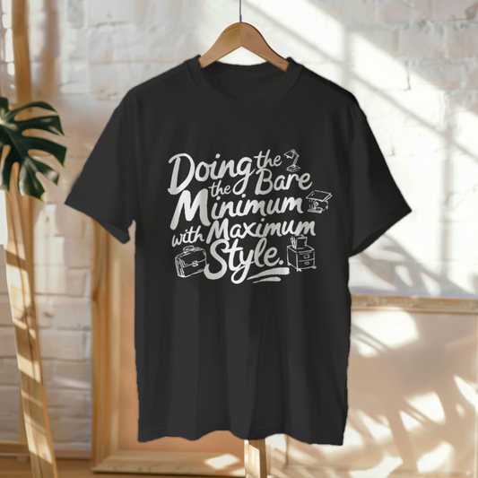 Hanged Up T-Shirt mockup - Doing the bare minimum with maximum style. (CG3910) [dynamic_lifestyle]