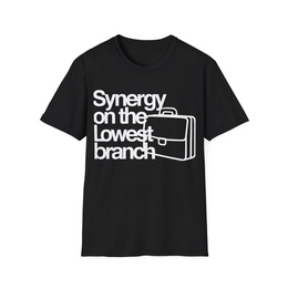 Black front view - Synergy On The Lowest Branch (CG3359) [printify_variant:Black]