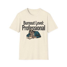 Natural front view - Burnout Level: Professional (CG2281) [printify_variant:Natural]