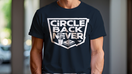 Man Wearing T-Shirt mockup - Circle Back Never (CG3198) [dynamic_lifestyle]