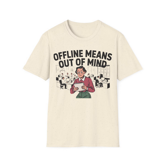 Natural front view - Offline Means Out Of Mind (CG4527) [printify_variant:Natural]