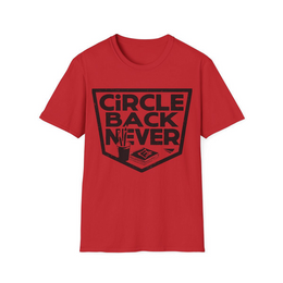 Red front view - Circle Back Never (CG3198) [printify_variant:Red]