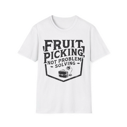 White front view - Fruit Picking, Not Problem Solving (CG3354) [printify_variant:White]