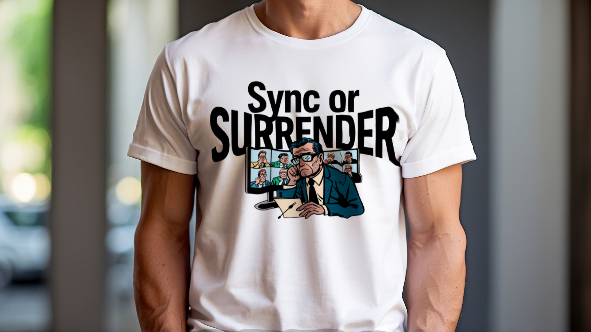 Sync Or Surrender | Corporate Grind Tee
