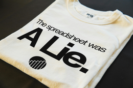 Folded T-Shirt mockup - The spreadsheet was a lie. (CG3923) [dynamic_lifestyle]