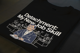 Folded T-Shirt mockup - Detachment: My New Job Skill (CG5349) [dynamic_lifestyle]