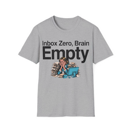 Sport Grey front view - Inbox Zero, Brain Empty (CG112) [printify_variant:Sport Grey]