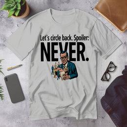 Desk/Office Scene mockup - Let's Circle Back. Spoiler: Never. (CG893) [dynamic_lifestyle]