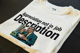 Folded T-Shirt mockup - Appreciation Not In Job Description (CG5938) [dynamic_lifestyle]