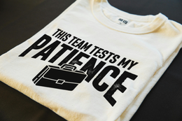 This Team Tests My Patience - Corporate Grind Tee (CG3345) [dynamic_hero]