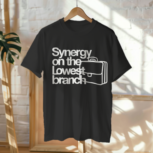 Hanged Up T-Shirt mockup - Synergy On The Lowest Branch (CG3359) [dynamic_lifestyle]