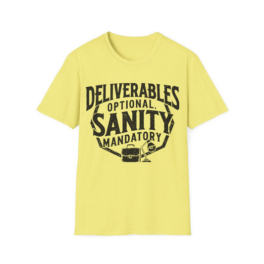 Cornsilk front view - Deliverables Optional, Sanity Mandatory (CG5715) [printify_variant:Cornsilk] | v=1775161915630