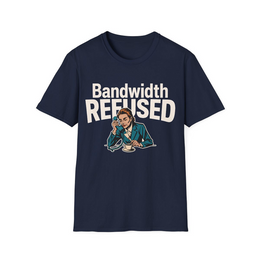Navy front view - Bandwidth Refused (CG2647) [printify_variant:Navy]