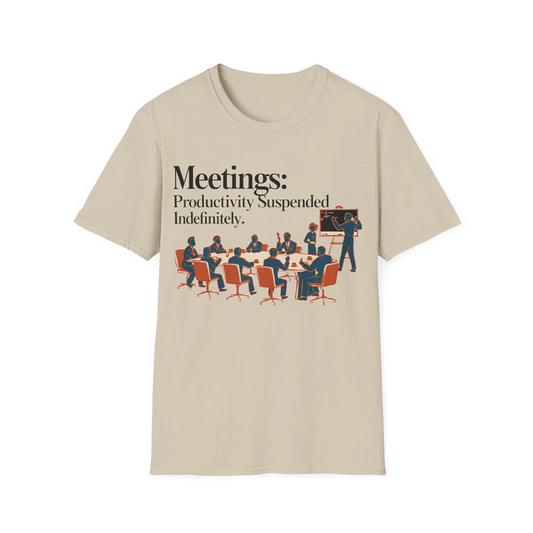 Sand front view - Meetings: Productivity Suspended Indefinitely (CG1665) [printify_variant:Sand]