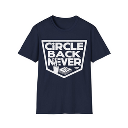 Navy front view - Circle Back Never (CG3198) [printify_variant:Navy]