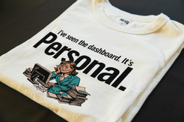 Folded T-Shirt mockup - I've seen the dashboard. It's personal. (CG3927) [dynamic_lifestyle]