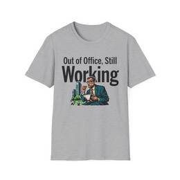 Sport Grey front view - Out Of Office, Still Working (CG904) [printify_variant:Sport Grey]