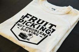 Folded T-Shirt mockup - Fruit Picking, Not Problem Solving (CG3354) [dynamic_lifestyle]
