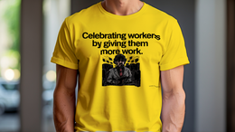 Gold front view - Celebrating Workers By Giving Them More Work (CG7376) [printify_variant:Gold]