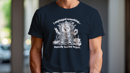 Man Wearing T-Shirt mockup - I UNPLUGGED SOMETHING. NO BODY KNOWS WHAT. (MANUAL_MOTAA6M8) [dynamic_lifestyle]
