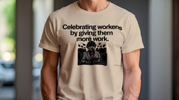 Sand front view - Celebrating Workers By Giving Them More Work (CG7376) [printify_variant:Sand]