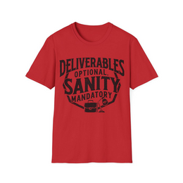 Red front view - Deliverables Optional, Sanity Mandatory (CG5715) [printify_variant:Red] | v=1775161915630