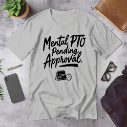 Desk/Office Scene mockup - Mental PTO pending approval. (CG3920) [dynamic_lifestyle]