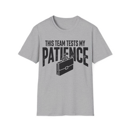 Sport Grey front view - This Team Tests My Patience (CG3345) [printify_variant:Sport Grey]