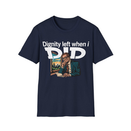 Navy front view - Dignity Left When I Did (CG2528) [printify_variant:Navy] | v=1775239166644
