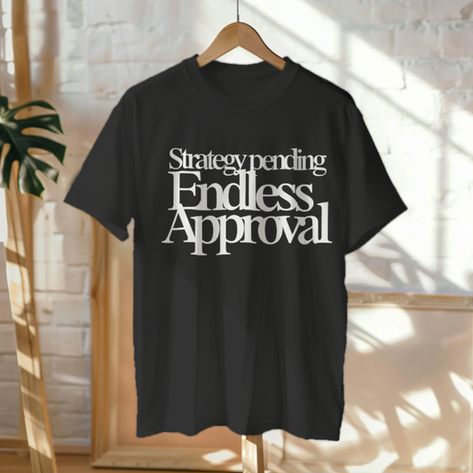 Hanged Up T-Shirt mockup - Strategy Pending Endless Approval (CG2668) [dynamic_lifestyle]