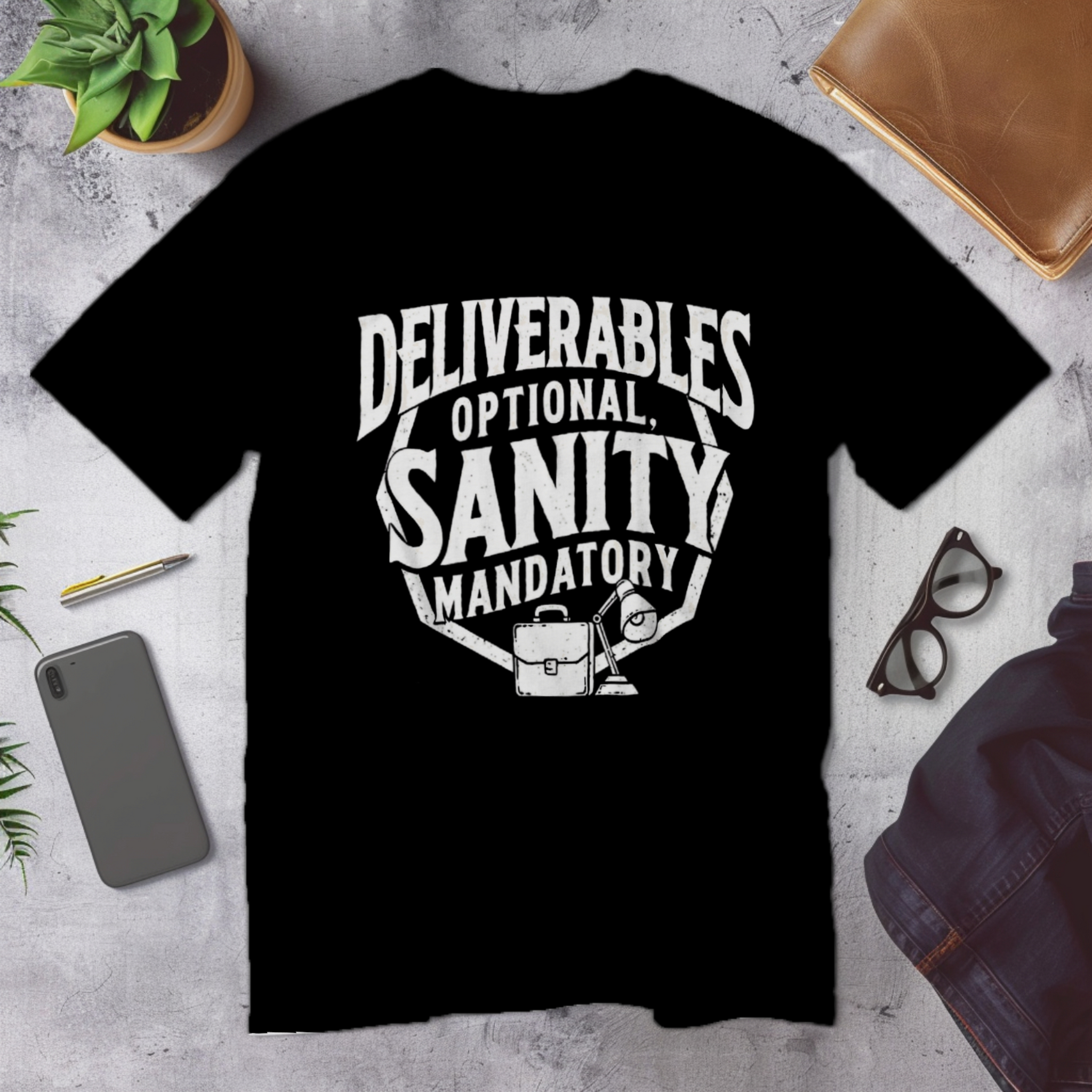 Deliverables Optional, Sanity Mandatory | Corporate Grind Tee