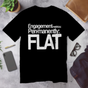 Engagement Metrics: Permanently Flat | Corporate Grind Tee