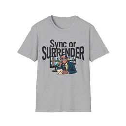 Sport Grey front view - Sync Or Surrender (CG3584) [printify_variant:Sport Grey] | v=1775921494546