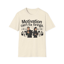 Natural front view - Motivation Can’t Fix Firings (CG3369) [printify_variant:Natural]
